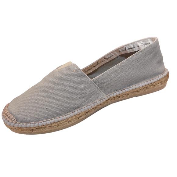 VISCATA Tan Slip-On Canvas Espradrilles NIB Size 42 Fits US 9.5 - Picture 14 of 16